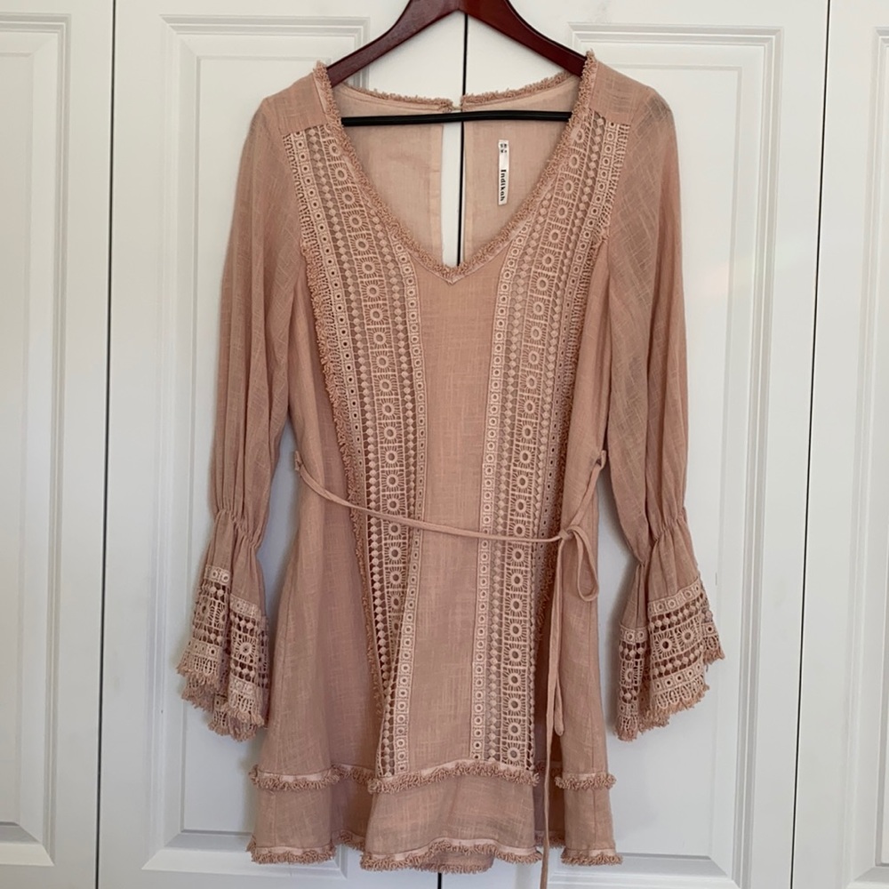 Elegant Long Sleeve Lace Dress